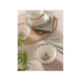 Stacey Solomon green and white rose cereal bowl, UK version