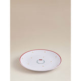 White wreath 12-piece dinner set, imported from the UK
