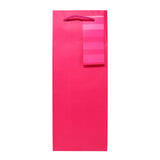 Pink paper bottle bag 320mm (British brand)