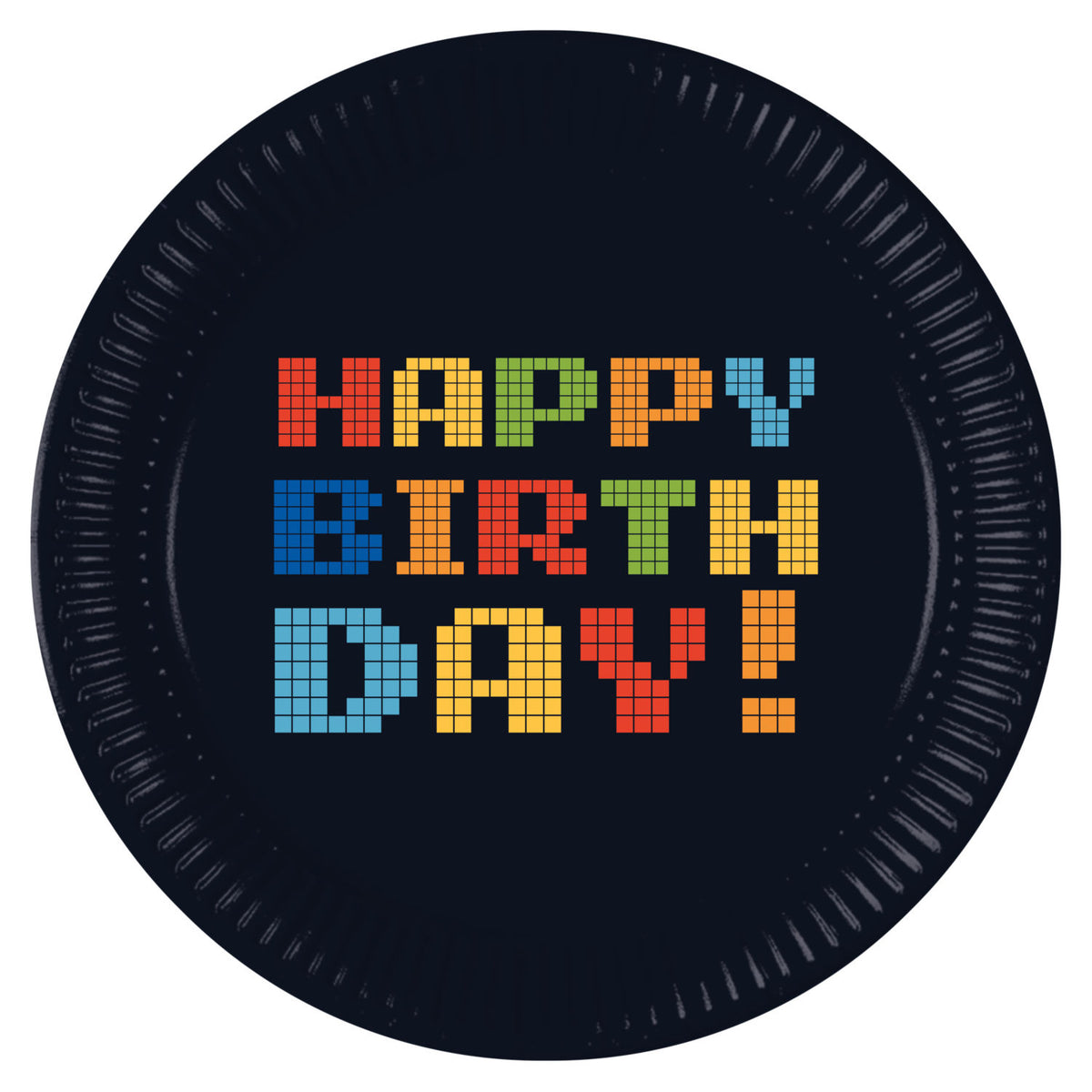 Gaming paper plates 12pk 23cm - British product