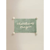 Green Christmas Magic cotton bath mat 50x80cm (British brand)