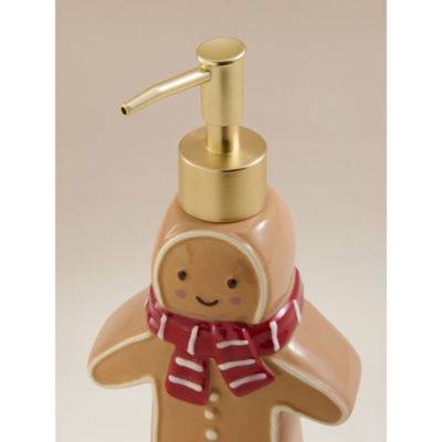 Ceramic gingerbread soap dispenser 22cm - British product