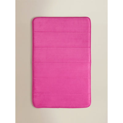 Bath mat hot pink cotton, UK version