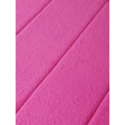 Bath mat hot pink cotton, UK version
