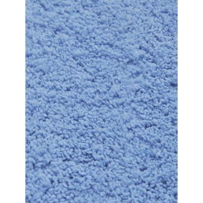 Blue chambray bath mat 500 GSM (British brand)
