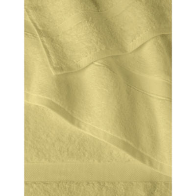 pale yellow super-soft cotton hand towel, UK version
