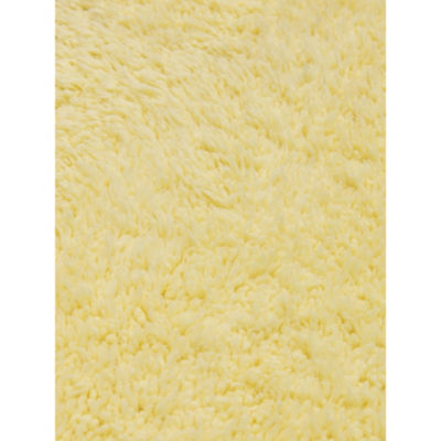 Bath mat pale yellow super-soft cotton (British brand)