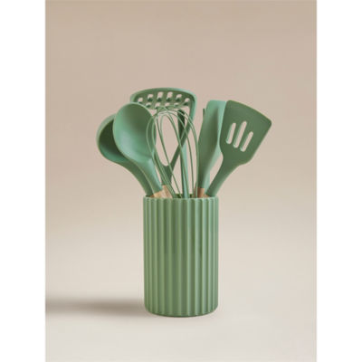 Silicone 7-piece utensil set (British brand)