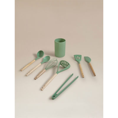 Silicone 7-piece utensil set (British brand)