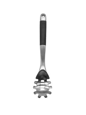 Spaghetti spoon with single serve hole, dishwasher safe - British product