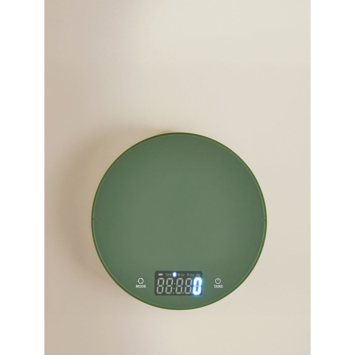 Green circle plastic scales, 18cm platform (British brand)