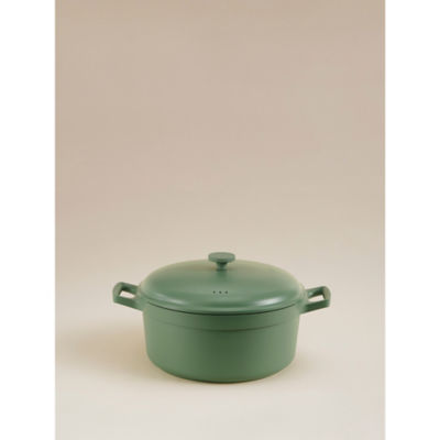 Green stockpot 26cm cast aluminium, imported from the UK