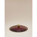 George Home burgundy cast iron stockpot, imported from the UK