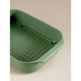 Green All In One Grill Pan cast aluminium, imported from the UK