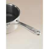 Hybrid stainless steel saucepan 18cm (British brand)