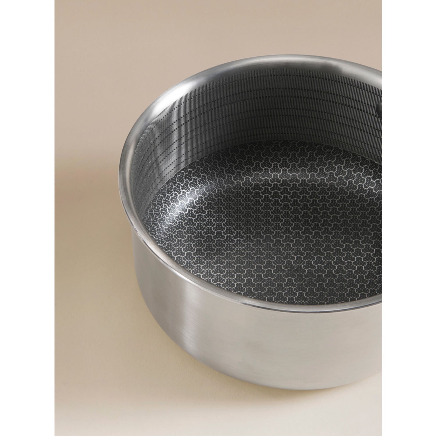 Hybrid stainless steel saucepan 18cm (British brand)