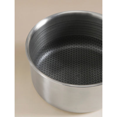 Brushed stainless steel saucepan 20cm - British product