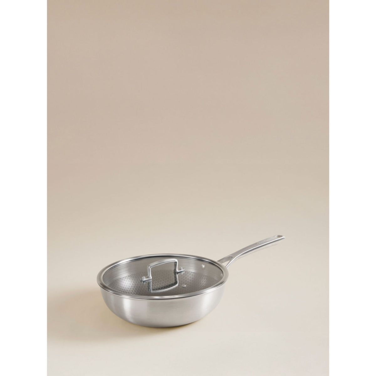 Hybrid stainless steel wok 28cm, imported from the UK