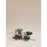 George Home 4-piece stainless steel pan set - British product