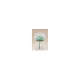 Green stem coupe glass set of 2 - British product