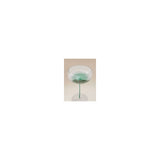 Green stem coupe glass set of 2 - British product
