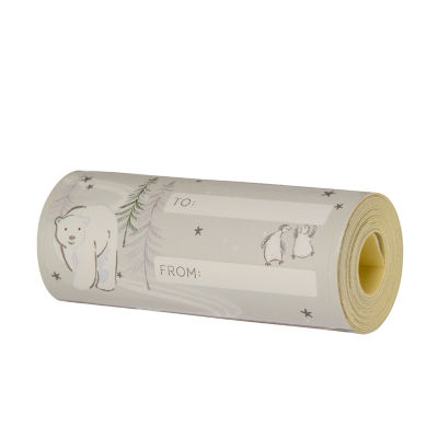 Silver sticker roll 75pk imported from the UK