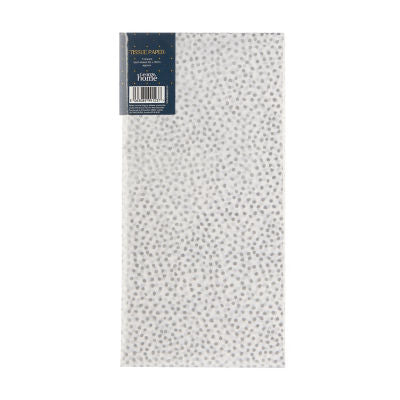 GH tissue paper silver spot print, imported from the UK