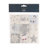 Silver gift tags 18 pack - British product