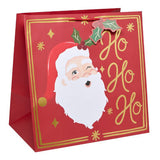 Extra large Christmas gift bag with Santa print - British product