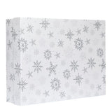 Large snowflake patterned gift box - British product