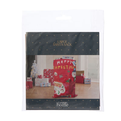 Large Christmas gift sack for secret presents - British product