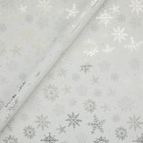 Snowflake Christmas wrapping paper 3.5m roll, British brand