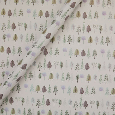 3.5m Christmas tree print wrapping paper roll (British brand)