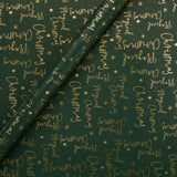Magical Christmas Text wrapping paper 3.5m, imported from the UK