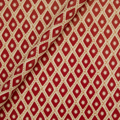 3.5M Diamond Star Christmas Rollwrap, imported from the UK
