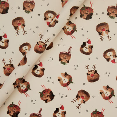 Wrapping paper guinea pig Christmas 3.5m - British product