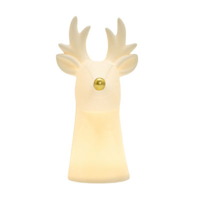 Ceramic light-up deer decoration for home (British brand)