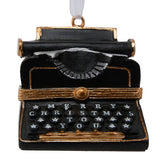 GH typewriter bauble vintage Christmas ornament - British product