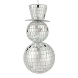 GH disco bauble mirrorball snowman Christmas ornament (British brand)