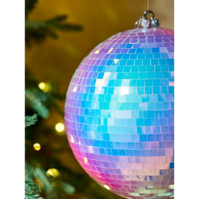 GH mosaic bauble iridescent 20cm, UK version