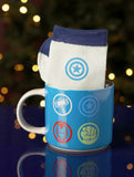 Marvel mug and sock set gift (British brand)