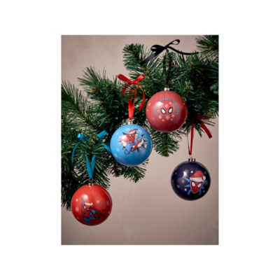 Marvel Spider-Man Christmas baubles set of 4, UK version