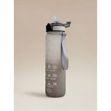 Grey ombre hydration goal drinking bottle 28cm (British brand)