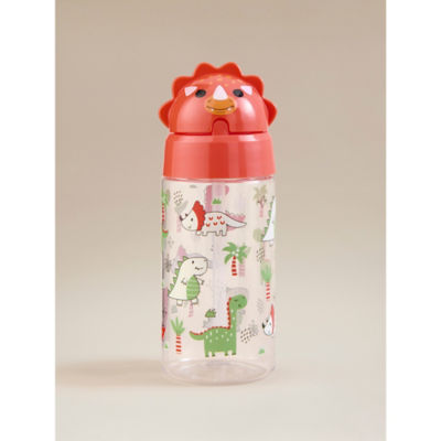 Dino Flip Top Bottle 390ml, imported from the UK