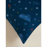 Polar Express pillowcase pair polycotton multi-coloured, imported from the UK