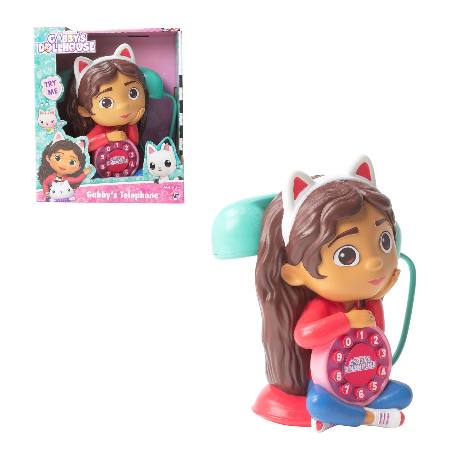 Gabby's Dollhouse Telephone toy, imported from the UK