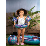 Disney Stitch swim set with boat, ring, ball and armbands (British brand)