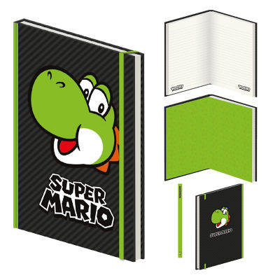 Super Mario Yoshi A5 case bound notebook (British brand)