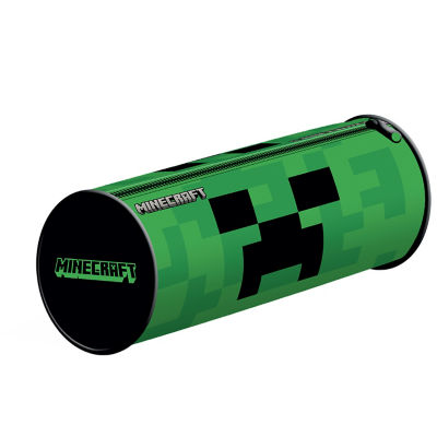 Minecraft Creeper barrel pencil case, UK version