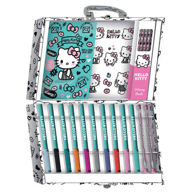 Hello Kitty Colour Your Own activity case, imported from the UK